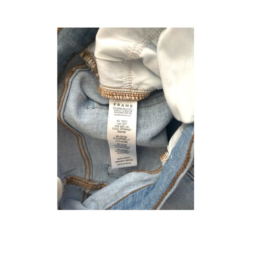 Frame Denim High Rise Wide Leg Jeans - Picture 6 of 6